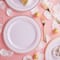 12 Packs: 10 ct. (120 total) 10.3" Round Banquet Plates with Gold Trim by Celebrate It™